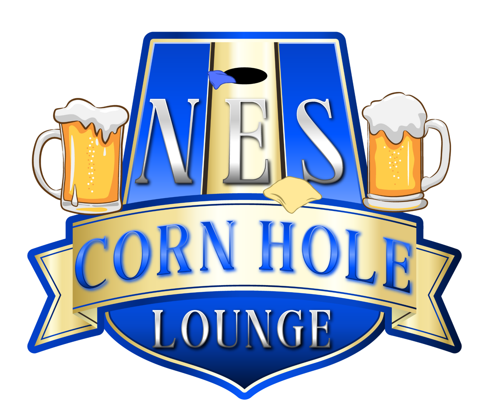 N.E.S. Cornhole Lounge: Where family and friends gather for fun and competition.